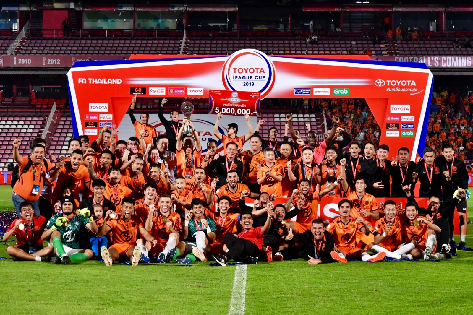 ยิงมาราธอน9คน! พีทีประจวบแม่นโทษเฉือนบุรีรัมย์ ซิวลีกคัพสมัยแรก