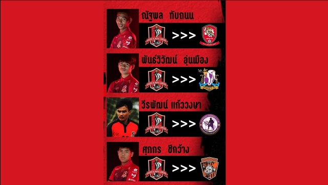 ไม่อยู่ในแผน!ขอนแก่นยูฯปล่อย 4 แข้งให้ยืมตัว