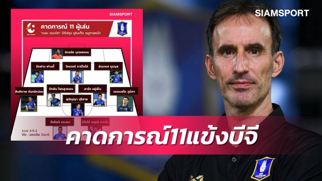 คาดการณ์11 ผู้เล่นบีจี ป้องกันแชมป์ไทยลีก