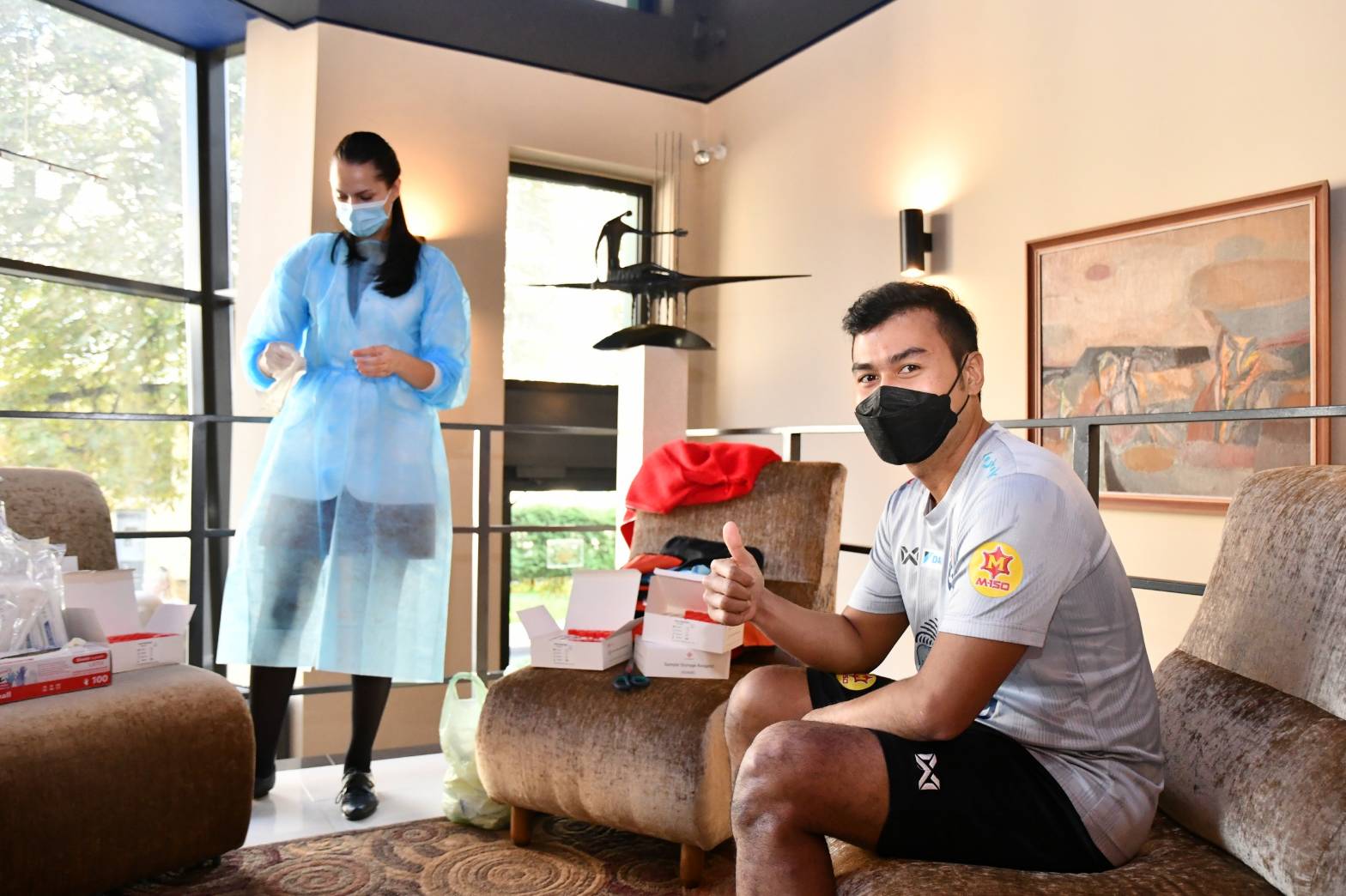 โต๊ะเล็กไทยตรวจโควิดผ่านฉลุยพร้อมลงสนามนัดแรกฉะโปรตุเกส