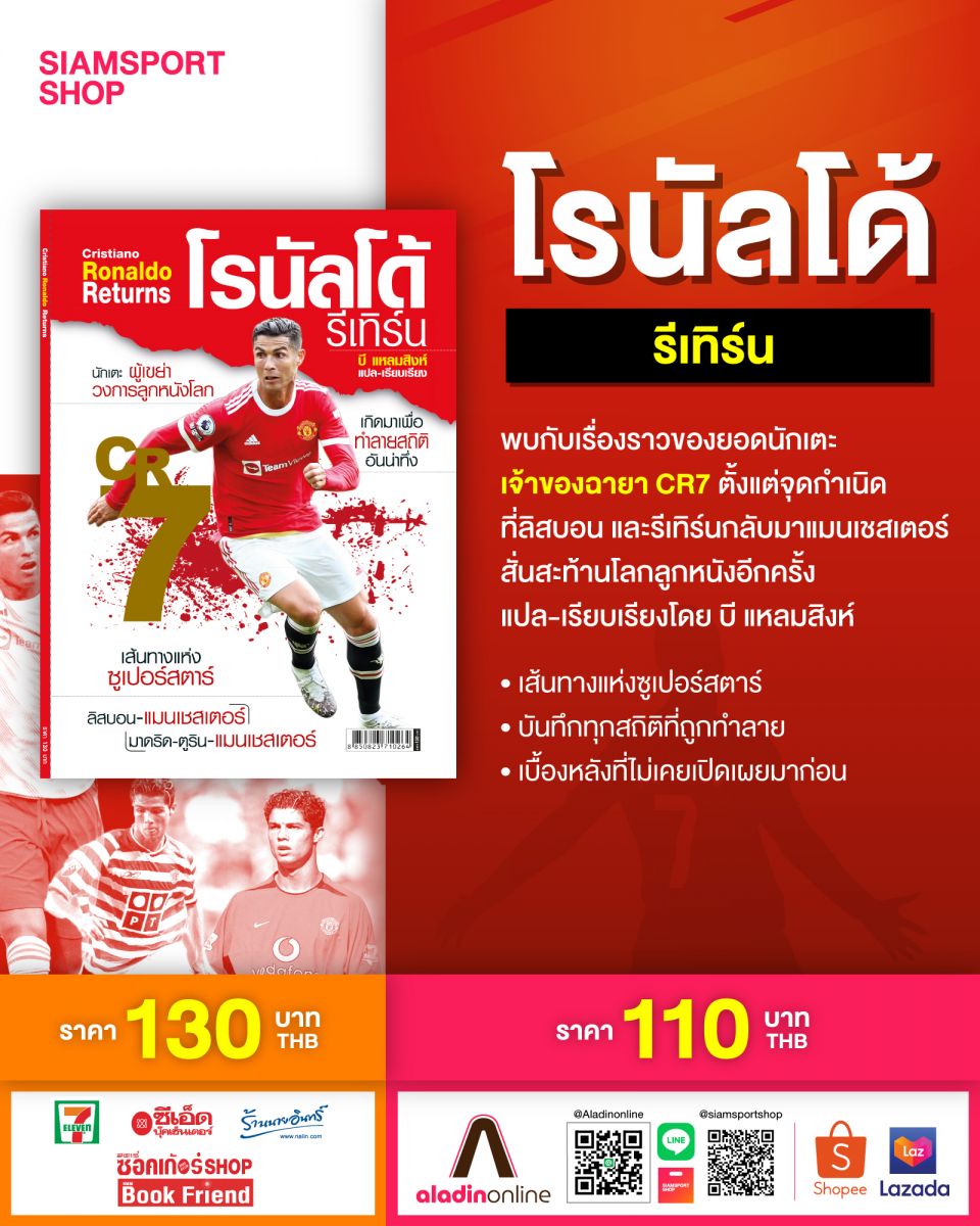 โรนัลโด้ลุยต่อ-เปลี่ยน3แนวรับ!ส่องไลน์อัพแมนยูบู๊บียาร์เรอัล