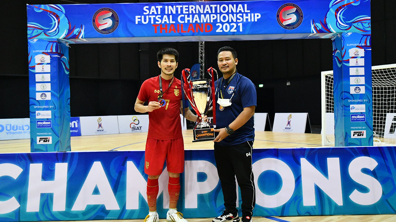 โต๊ะเล็กไทยคว้าแชมป์ศึกสี่เส้าก่อนลุยฟุตซอลเวิลด์คัพ 2021
