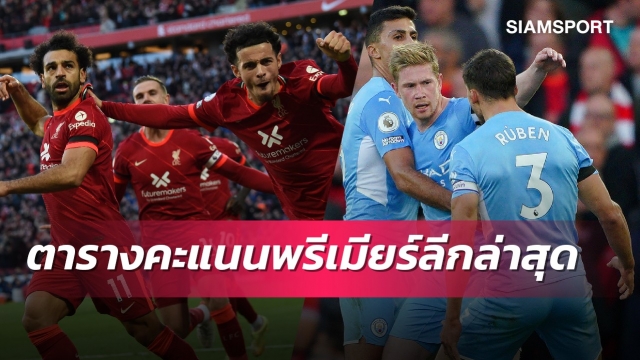 เชลซียิ้มนั่งฝูง-ลิเวอร์พูลควงแมนซิตี้แบ่งแต้ม เช็กตารางคะแนนพรีเมียร์ลีกได้ที่นี่